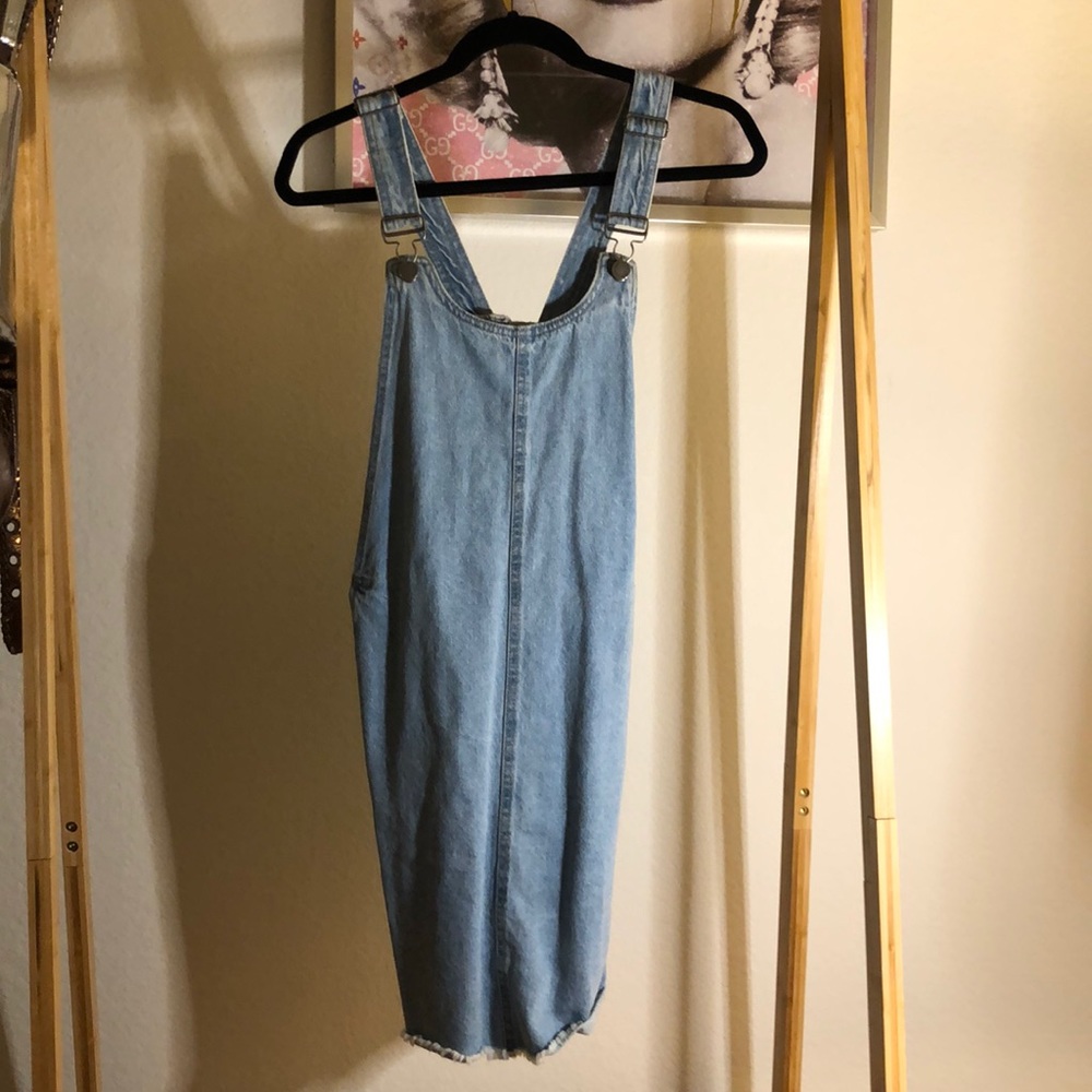 Denim Overall Dress